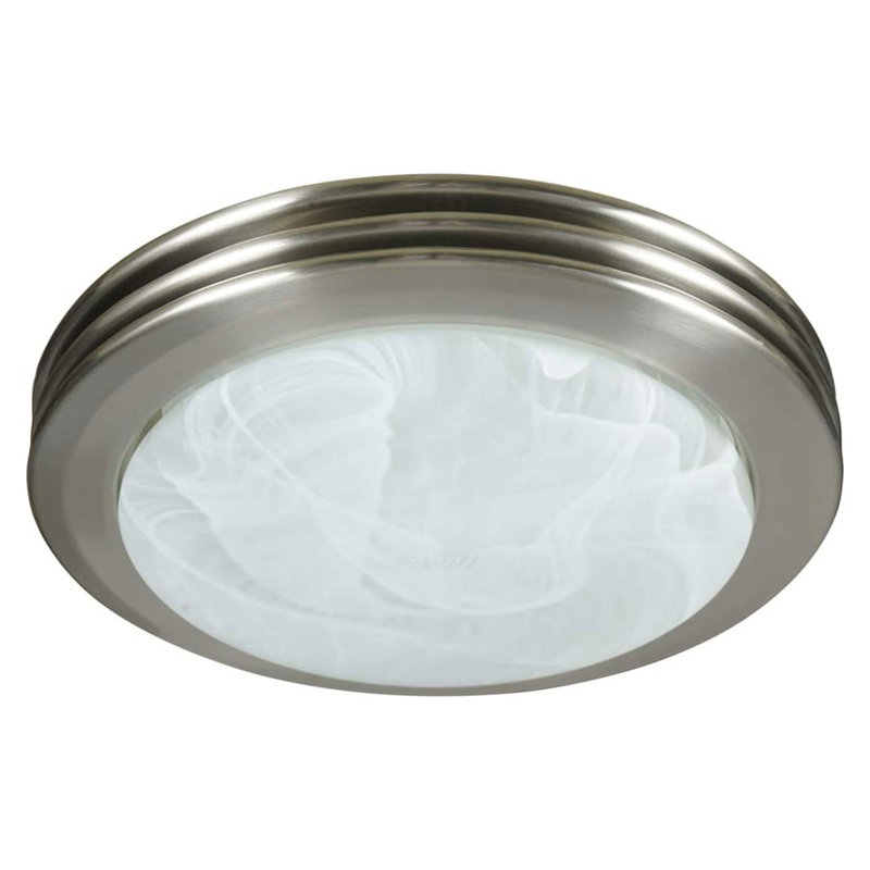 Hunter Fan Company Good Housekeeping Yorkshire Bathroom Ventilation Fan with Light, Brushed ...